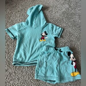 Disney Turquoise Baby Outfit